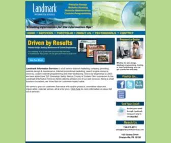 Landmarkinfoservices.com(Landmark Information Services) Screenshot