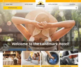 Landmarkinn.ca(The Landmark Hotel) Screenshot