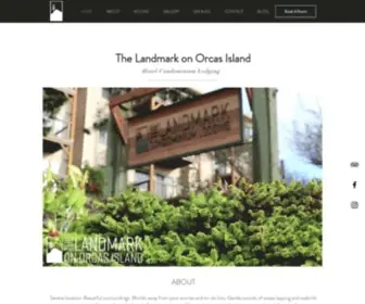 Landmarkinn.net(Lodging On Orcas Island) Screenshot