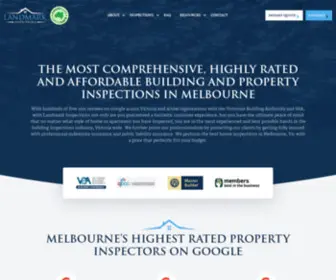 Landmarkinspectionsvic.com.au(Building Inspections Melbourne) Screenshot