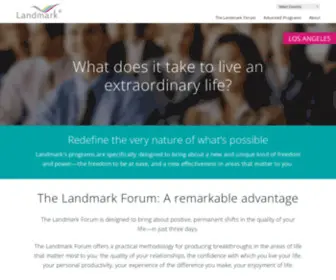 Landmarklosangeles.com(Landmark Programs in Los Angeles) Screenshot