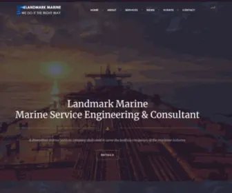Landmarkmarine.org(Landmark Marine) Screenshot