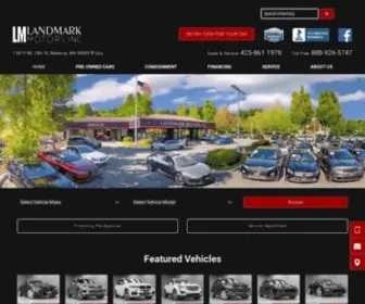 Landmarkmotors.com(Bellevue Used Cars) Screenshot