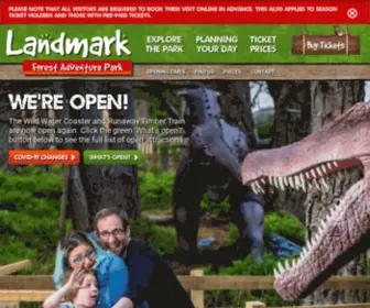 Landmarkpark.co.uk(Landmark adventure park) Screenshot