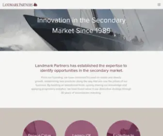 Landmarkpartners.com(Landmark Partners) Screenshot