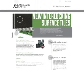 Landmarkplastic.com(Plastic plant packs) Screenshot