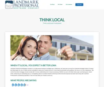 Landmarkprofessional.net(Landmark Professional Mortgage Company) Screenshot