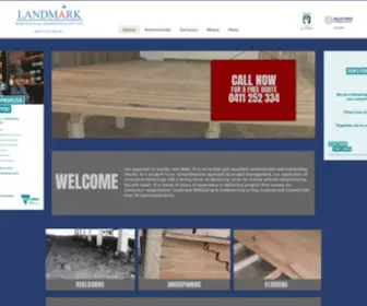 Landmarkreblocking.com.au(Landmark Reblocking & Underpinning) Screenshot