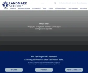 Landmarkschool.org(Landmark School) Screenshot