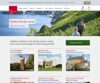 Landmarktrust.org.uk(The Landmark Trust) Screenshot