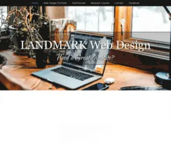 Landmarkwebdesign.com(LANDMARK WEB DESIGN) Screenshot
