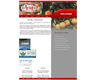 Landmpower.com(L&M Fertilizer) Screenshot