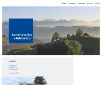 Landnotariat.ch(Notariat) Screenshot