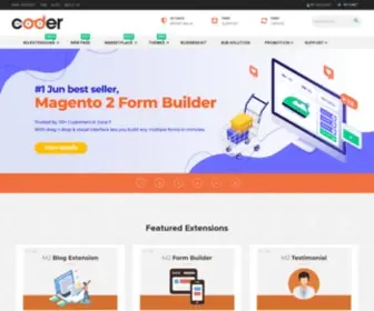 Landofcoder.com(Opensource Marketplace for magento 2) Screenshot