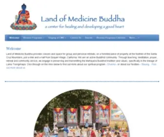 Landofmedicinebuddha.org(Land of Medicine Buddha) Screenshot