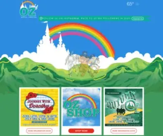 Landofoznc.com(Land of Oz Theme Park) Screenshot