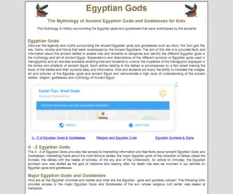 Landofpyramids.org(Egyptian Gods for kids) Screenshot