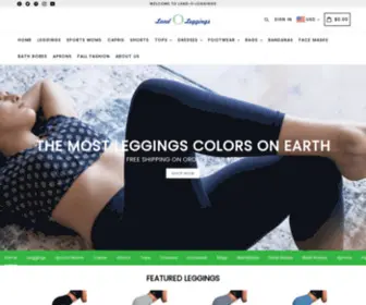 Landoleggings.com(Create an Ecommerce Website and Sell Online) Screenshot