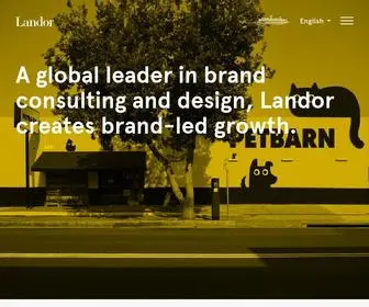 Landor.com(Brand consulting and design Landor) Screenshot