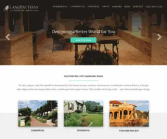 Landpatterns.com(Dallas Landscaping Services) Screenshot