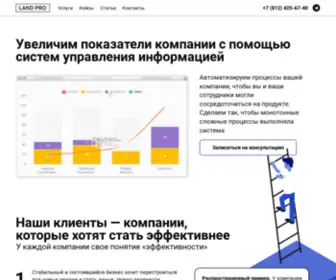 Landpro.site(Услуги IT для бизнеса) Screenshot