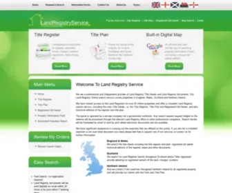 Landregisteronline.org.uk(Land Registry UK) Screenshot