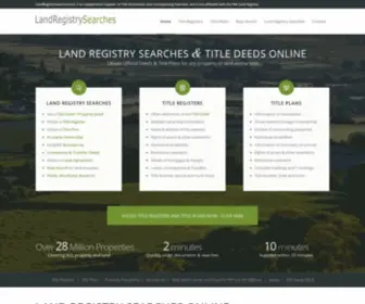 Landregistrysearches.com(Landregistrysearches) Screenshot
