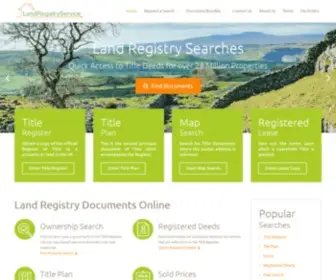 Landregistryservices.org.uk(Land Registry Deeds for Properties in the United Kingdom) Screenshot