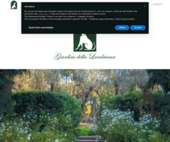 Landriana.com(Scopri i Giardini della Landriana) Screenshot