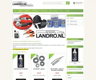 Landro.nl(Leger voertuig) Screenshot