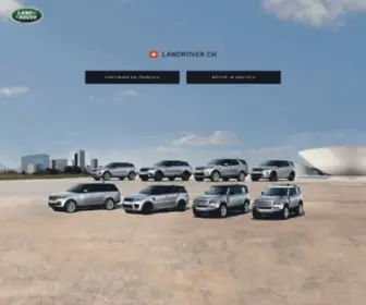 Landrover.ch(Land Rover Global Home) Screenshot