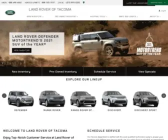Landroveroftacoma.com(New Land Rover SUVs for Sale in Fife WA) Screenshot