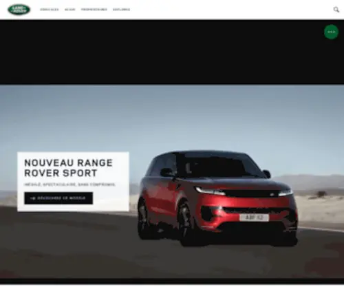 Landrover.sn(Véhicules 4x4 et SUV de luxe performants) Screenshot