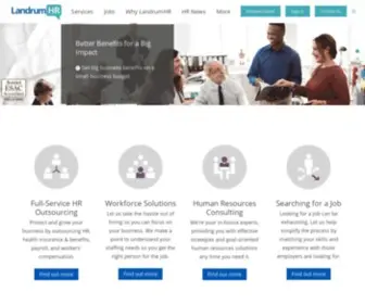 Landrumhr.com(Professional Employer Organization (PEO)) Screenshot