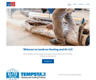 Landrumhvac.com(Landrum Heating and Air LLC) Screenshot