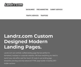 Landrz.com(Marketing) Screenshot