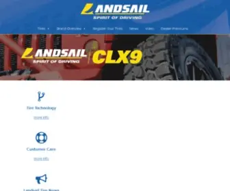 Landsailtires.com(Landsail Tires) Screenshot