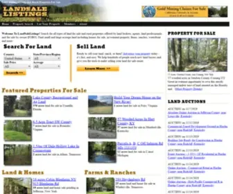 Landsalelistings.com(Land For Sale) Screenshot