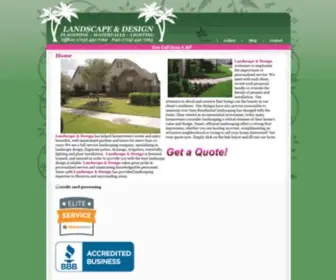 Landscapeanddesign.com(Landscape and Design) Screenshot