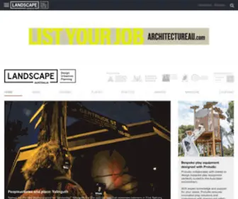 Landscapeaustralia.com(Landscape architecture and design) Screenshot