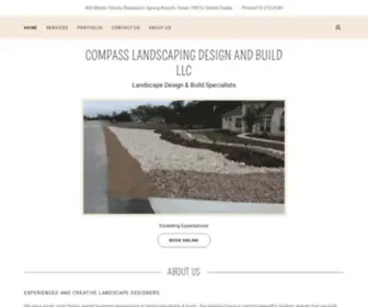 Landscapedesignbuildtx.com(Compass Landscaping Design and Build LLC) Screenshot