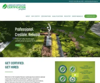 Landscapeindustrycertifiedmanager.ca(CNLA) Screenshot