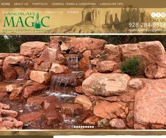 Landscapemagicsedona.com(Landscape Magic) Screenshot