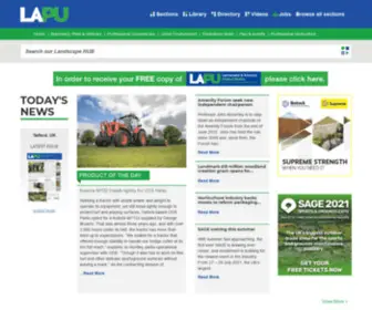 Landscapeproductdirectory.co.uk(Landscape and Amenity.com) Screenshot