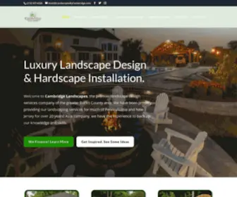 Landscapesbycambridge.com(Pavers) Screenshot