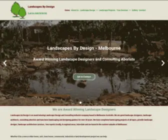 Landscapesbydesign.com.au(Landscapes by Designs Melbourne Australia) Screenshot