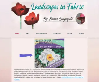 Landscapesinfabric.com(Bonnie Langenfeld/artist) Screenshot