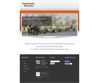 Landscapesnamibia.org(Landscapes Namibia) Screenshot