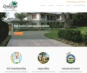 Landscapeunique.com(Orlando Landscape Design and Installation) Screenshot