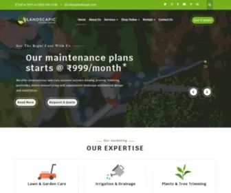 Landscapic.com(Best Landscaping/Gardening serivices) Screenshot